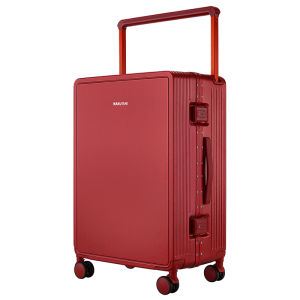 MANLVSHI | Wedding Red Luggage Suitcase Wide Handle