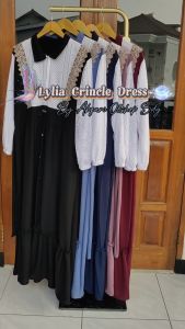 Gamis Dewasa Lylia Crincle Terbaru 2024-2025