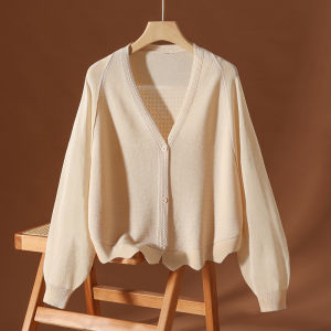 Knitting Cardigan Outwear Womens Summer New Arrival Loose Plus Size Ice Silk Outer Shawl Sling Dress Sun Protection Shirt Thin