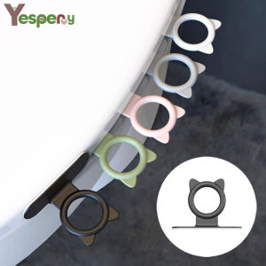 YESPERY 1/2PCS Portable Toilet Seat Lifter Lid Lifter Cartoon Cat Toilet Lid Convenient Handle Toilet Cover Bathroom Accessories