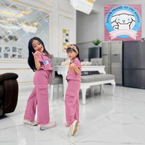 CINNAMOROLL  SETELAN ANAK PEREMPUAN 2THN-12THN BAHAN CRINGKLE AIRFLOW PREMIUM Cey 2024