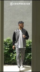 Coop Design - Shahim Jaket Fleece Kotak Pria