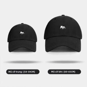 BILLI ZILLY | Mũ Lưỡi Trai Thêu Hình Fox Mũ Rộng