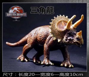 New Kenaco Educational Toy Artificial Triceratops Dinosaur Model Decoration Plastic Solid Tyrannosaurus Kids Gift