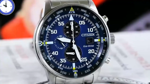 นาฬิกา Citizen Japan ของแท้ พลังงานจลน์ นาฬิกาเรืองแสง นาฬิกากันน้ำ นาฬิกาจับเวลา หน้าปัดสามตา สำหรับผู้ชาย ญี่ปุ่นและเกาหลี