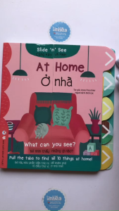 Sách Chuyển Động Song Ngữ Cùng Kéo Và Nhìn - Ở Nhà - Slide And See - At Home - Tân Việt
