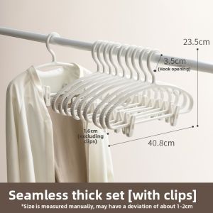 LANJIAOLUO | Antiskid Non-mark Hangers for Clothes