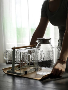 JOTO | Large Capacity Cold Water Glass Pitcher Set