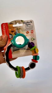 INFANTINO Shake & Spin Rattling Ring™ (BPA-Free) | Rattle | 0 months+