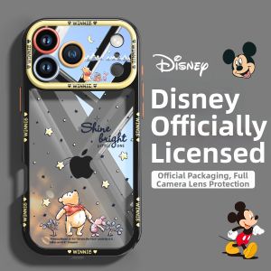 pinsai | Transparent Winnie-the-Pooh Cartoon Phone Case with Shoulder Strap