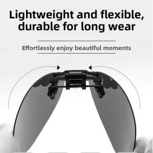 JIFANPAUL | Clip-on Prescription Sunglasses with Polarized Lenses for Day and Night Use