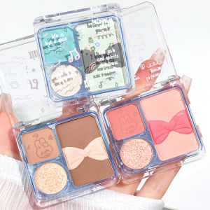 Bảng Phấn Mắt 4 Màu Lấp Lánh Mờ Xanh Nâu Lung Linh Chống Thấm Nước Lâu Trôi Trang Điểm Dự Tiệc Mỹ Phẩm Cao Cấp Kích Thước Đầy Đủ