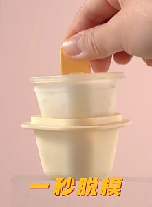 4 in 1 Ice Cream Mold Popsicle Ice Cube Maker Baby Silicone Food Puree Model Storage Bekas Pembuat Ais Krim Ice Cream Mold Baby Food Box