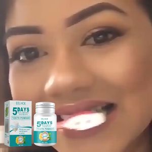 EELHOE Teeth Whitening Powder Bubuk Pemutih Gigi Pembersih Gigi Menghilangkan Karang Aman Melindungi Gigi Cerah Perawatan Mulut 50g