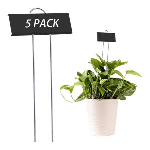 5PCS T-Type Metal Plant Tag Gardening Decorate Potted Tree Plants Labels Waterproof Sign Marker Garden Accessories Farm Supplies