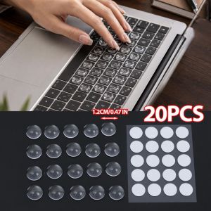 20Pcs Specialised Manicure Typing Stickers 3D Highly Transparent Invisible Stickers Laptop Keycaps Raised Key Stickers Beads