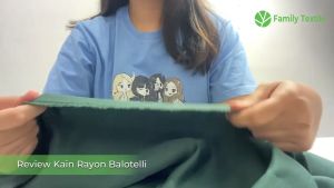 Kain Balotelli Baloteli Premium 1 Meter Bahan Gamis Atasan Kemeja Meteran