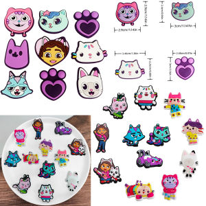 Hot Toys | 9/12pcs Gabys Doll House Shoe Buckle Accessories PVC Sandal Shoes Charms Clogs Pins Decor Kids Man Party Gift