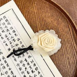 กิ๊บติดผมรูปดอกกุหลาบ ทรงหัวปลาฉลาม แฟชั่น สำหรับผู้หญิง ทรงหัวเข้ารูป ดีไซน์เก๋ไก๋ สไตล์เกาหลี วัสดุอื่นๆ