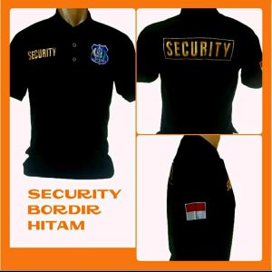 Kaos security kaos polo shirt security kaos kerah security kaos satpam