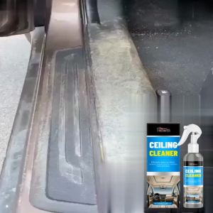 Vehicle Interior Care Cleaner removes stains odors grease debris dirt soft glossy leather residue-free safe car interior
