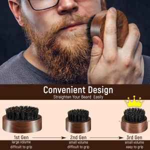 Round Men's Beech Wood Wild Boar Bristle Beard Brush: Ultimate Guide