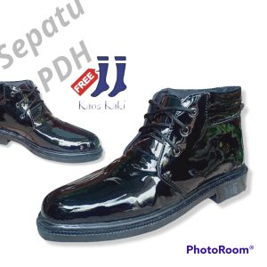 Sepatu PDH Kilap Sepatu Dinas Satpam Sekurity Polri TNI