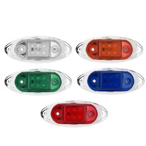 2pcs High-Visibility LED Trailer Lights Multi-Function Side Marker with Brake & Tail Light for Enhanced Truck Trailer RV Safety