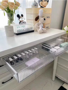 AMU·PIGGY | Transparent Desk Organizing Drawer Storage Box