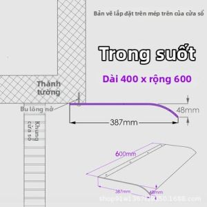 JOSEN LIGHTING | Khiên Chống Mưa Không Hình Dạng