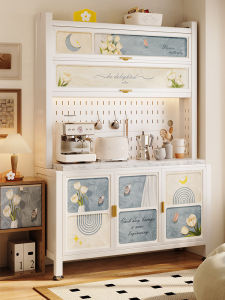 Meisda Cream Style Steel Shoe Cabinet Home Entrance Living Room Wall Mounted Integrated Storage Cabinet Multi-Function Household Furniture