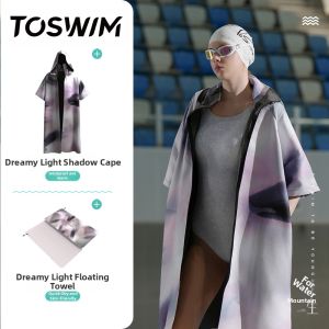 toswim | Waterproof Warmth Swimming Cape Sun Protection Quick-Dry Bathrobe