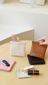 Mini Coin Purse Storage Bag Portable Lipstick Cosmetic Pouch Earphones Storage Charging Cable