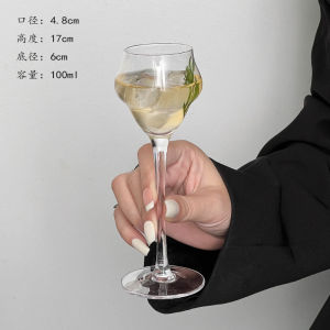 Nordic Style Crystal Glass Highball Cocktail Cup Champagne Glass Personalized Juice Drinkware Creative Beverage Glasses