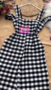 MyDu Shop | MS 2150 – Đồ Bay Lửng Caro Trắng Đen – Trẻ Trung Năng Động Dễ Mặc