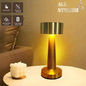 LED Table Lamp Touch Sensor: A Rechargeable Desktop Night Light & Wireless Reading Lamp