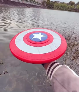 Mainan Anak WATER GUN CAPTAIN SHIELD Tameng Elektric Water Gun Anak Tameng Air Captain Amerika Elektrik Mainan Anak Perempuan - Mainan Anak Laki Laki