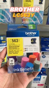 ตลับหมึกอิงค์เจ็ท Brother LC-563 Y ใช้กับเครื่องปริ้นเตอร์ Brother รุ่น MFC-J2310 / J2510 / J3520 / J372