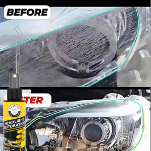 ✨ Lights are 100 times brighter ✨ headlight restoration 1 second yellow removal head lamp coating polish 大灯修复液 car care product car headlamp cleaner car headlight repair fluid headlamp restoration kit