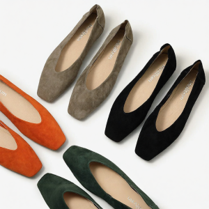 MIOLLIBARN | Soft Soled Grandmother Style Leather Flat Shoes