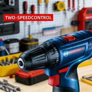 Bosch | Portable Bosch GSR120-LI Lightweight Power Drill Steady Rotation Speed Suitable for On-site Decor Work and Door Fitting Projects