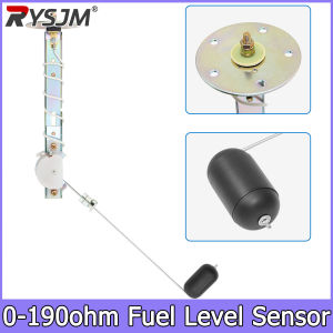 RYSJM | 0-190 Ohm Fuel Level Sensor Car Meter Fuel Float Sensor 12V Car Meter Tank Level Indicator Sensors Fuel Sending Unit