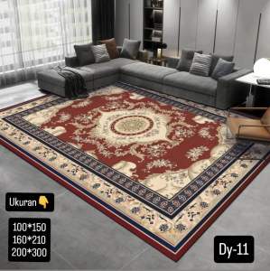 Karpet lantai motif terbaru ukuran 160*210 polyester anti slip