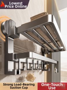 Suction No Drill Towel Rack