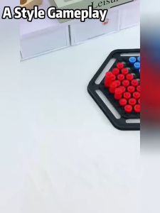 Logic 4 in A Row Board Game for Kids Desktop Chess Board Strategy Game Parent-Child Interactive Toys