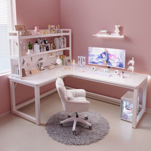 ATH โต๊ะเล่นเกมเข้ามุม โต๊ะมุมซ้าย โต๊ะคอมทำงาน โต๊ะเข้ามุมรูปตัว L โต๊ะไม้ โต๊ะคอม โต๊ะคอมเกมมิ่ง comouter desk