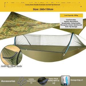 winpolar | Sun Protection Mosquito Repellent Thickened Anti Tipping Swing Hammock