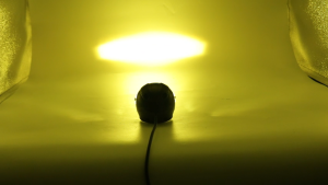 【QUM】Mini LED Motorcycle Driving Light Helmet Mount 2 Color Spotlights 30W Brightness