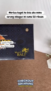 Kain Sarung Wadimor Motif Bali Dewasa Sarung Premium Berkualitas