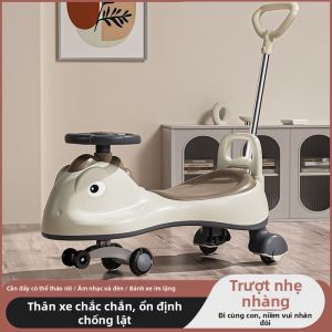 AOBIXIONG | Xe Đẩy Chống Ngã Điều Chỉnh Được Cho Bé